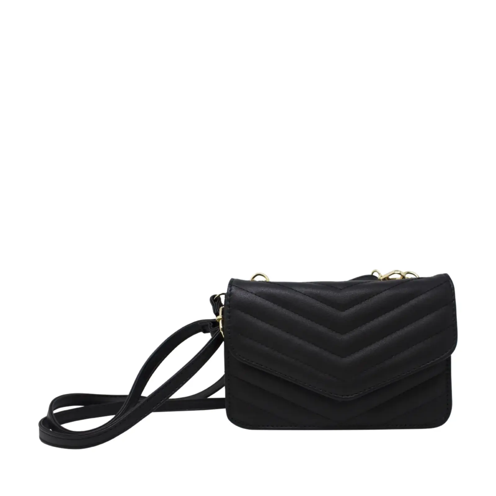2-in-1 Quilted Envelop Crossbody Bag