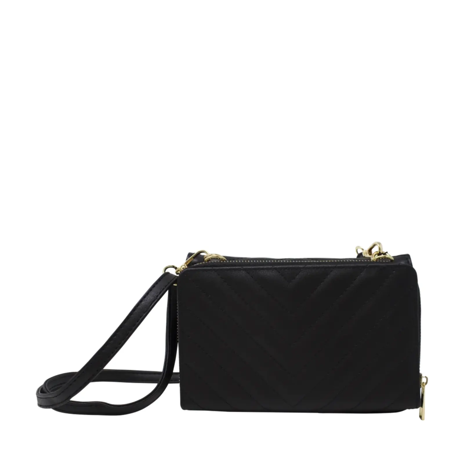 2-in-1 Quilted Envelop Crossbody Bag - Image 2