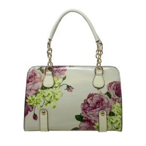 Spring Flowers Print Tote Bag