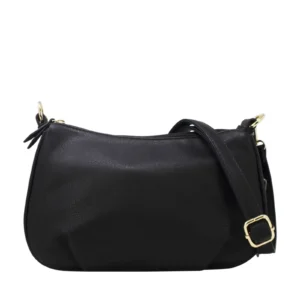 Plain Double Compartment Crossbody