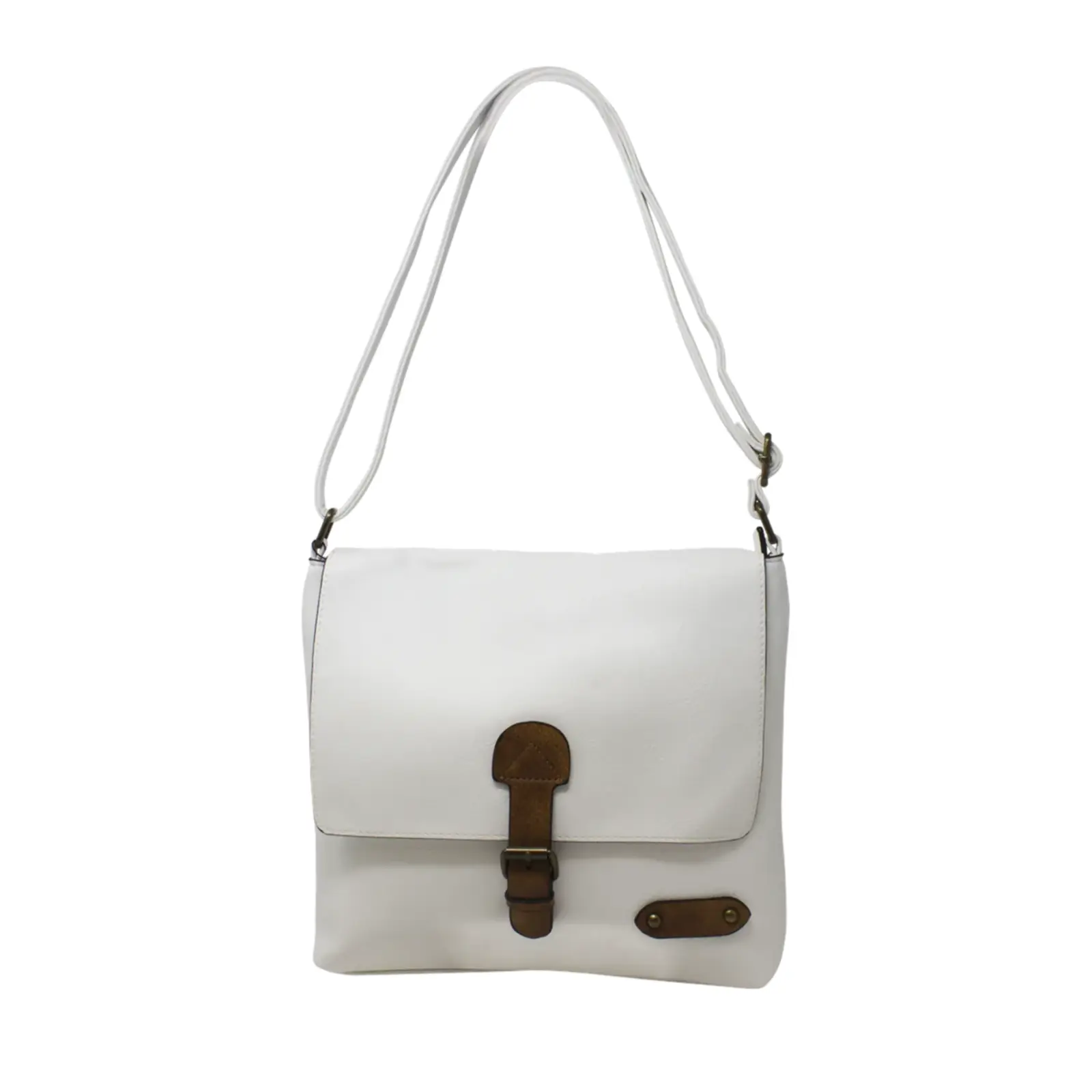 Unisex Flap Crossbody Bag - Image 9