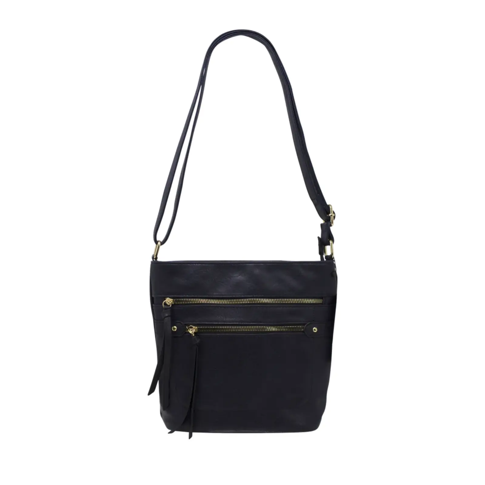 Double Zip Crossbody Bag