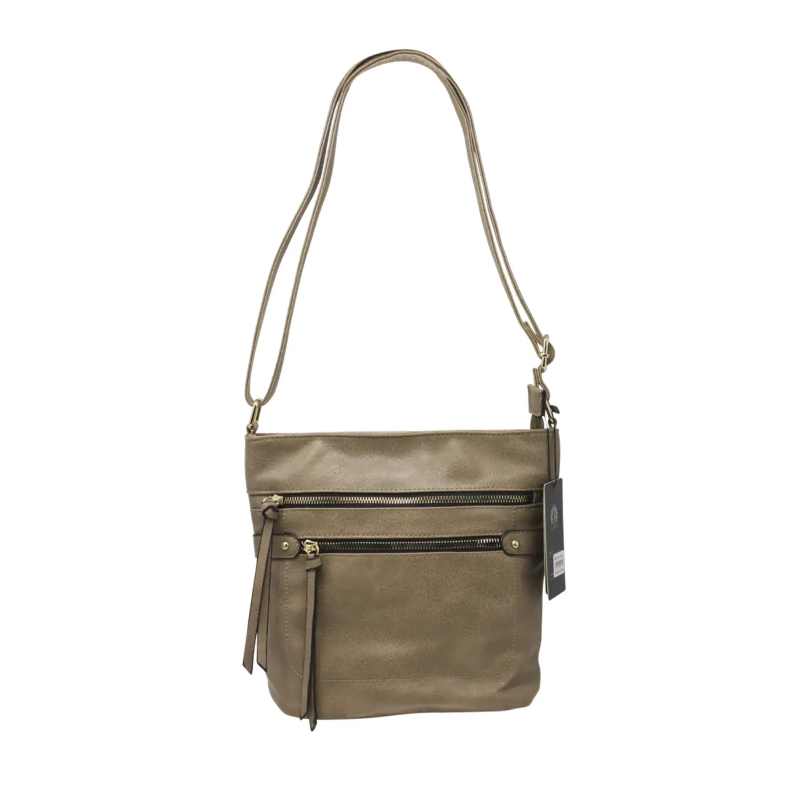 Double Zip Crossbody Bag - Image 9
