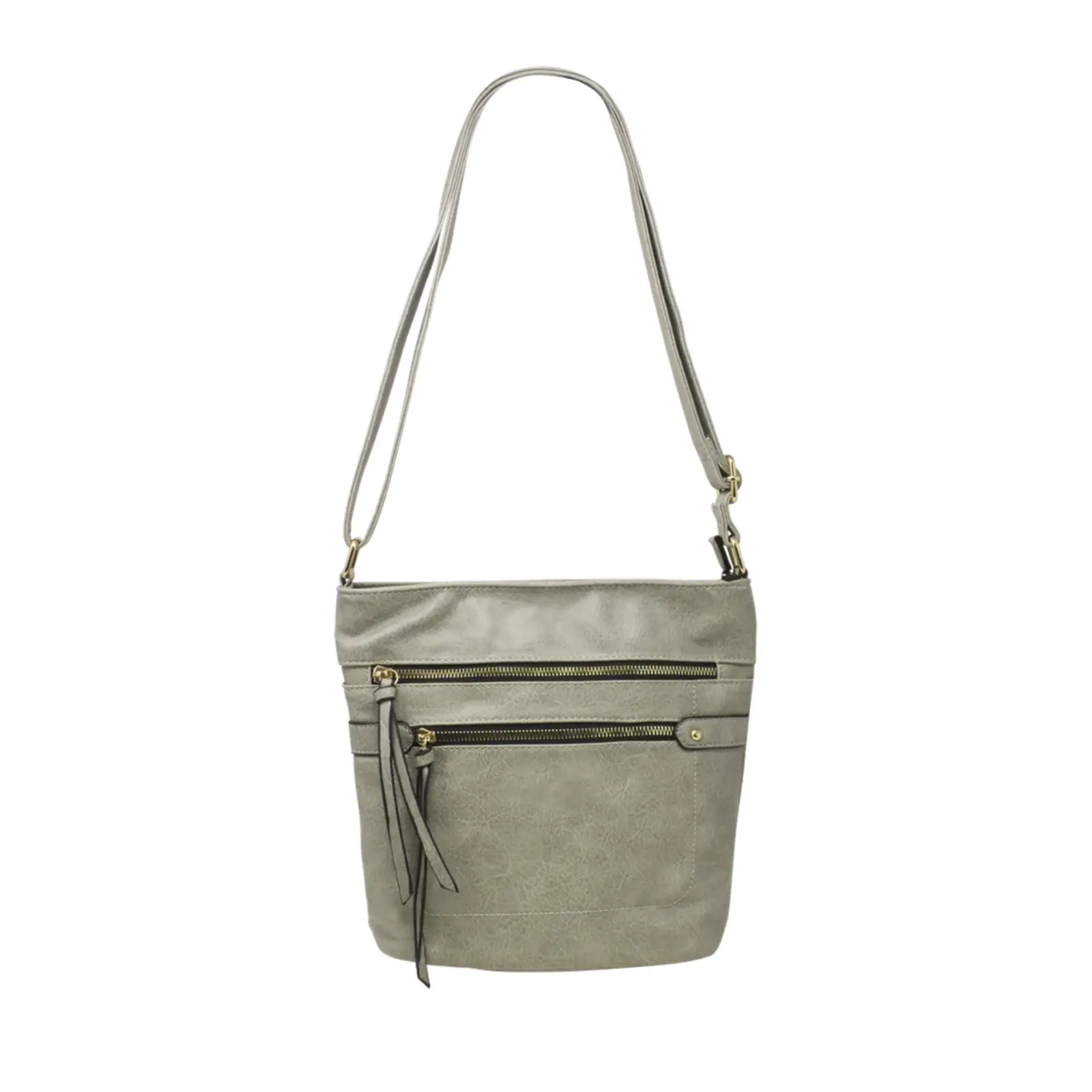 Double Zip Crossbody Bag - Image 7