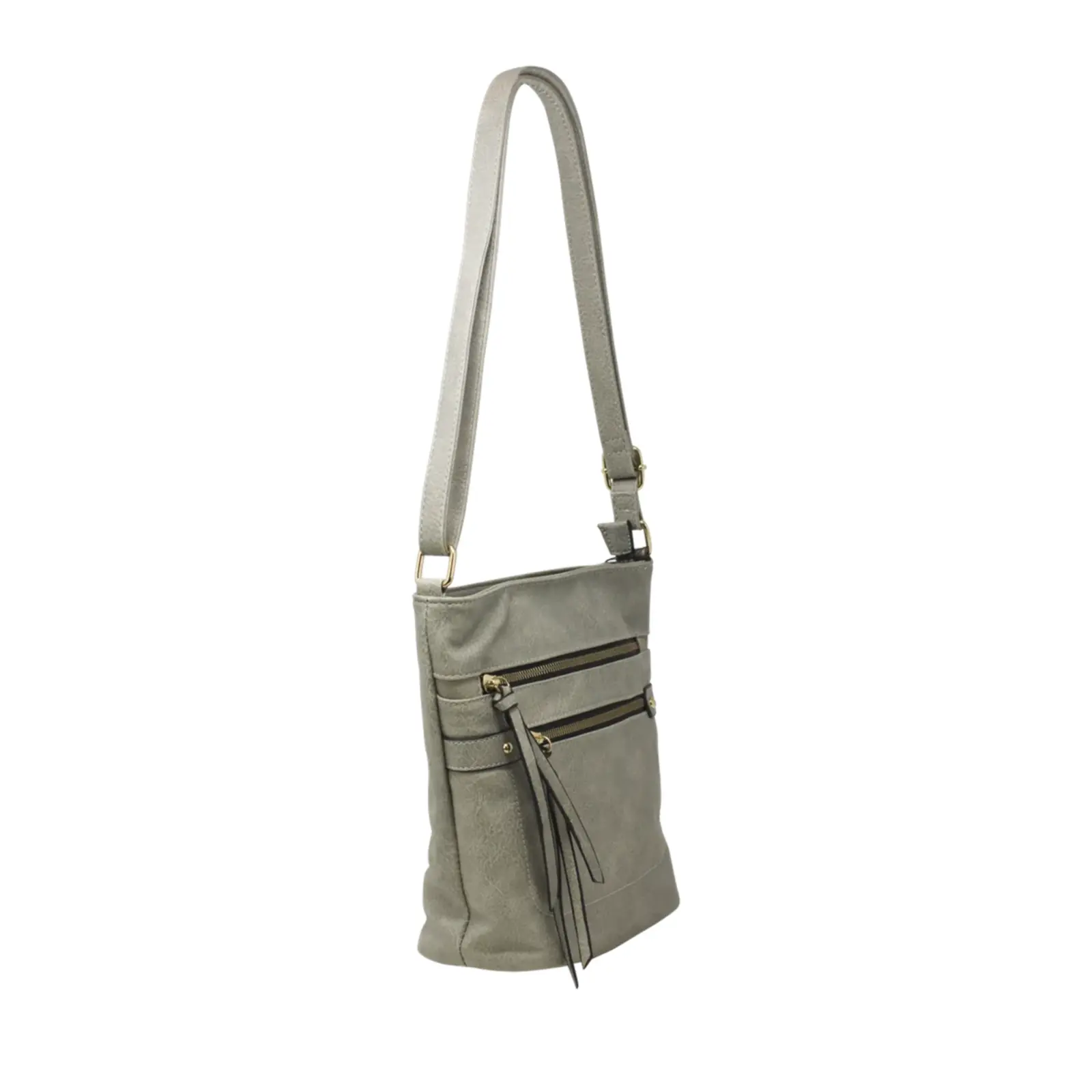 Double Zip Crossbody Bag - Image 8