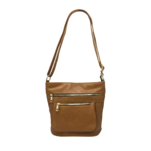 Attached Front Pockets Crossbody Bags