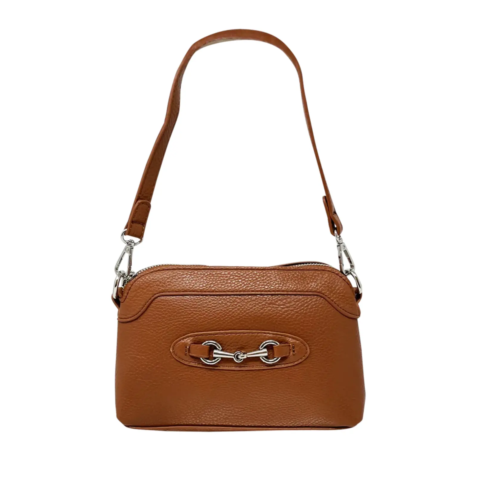 Small Bag with Linked Metal Parts & Double Straps - Image 5