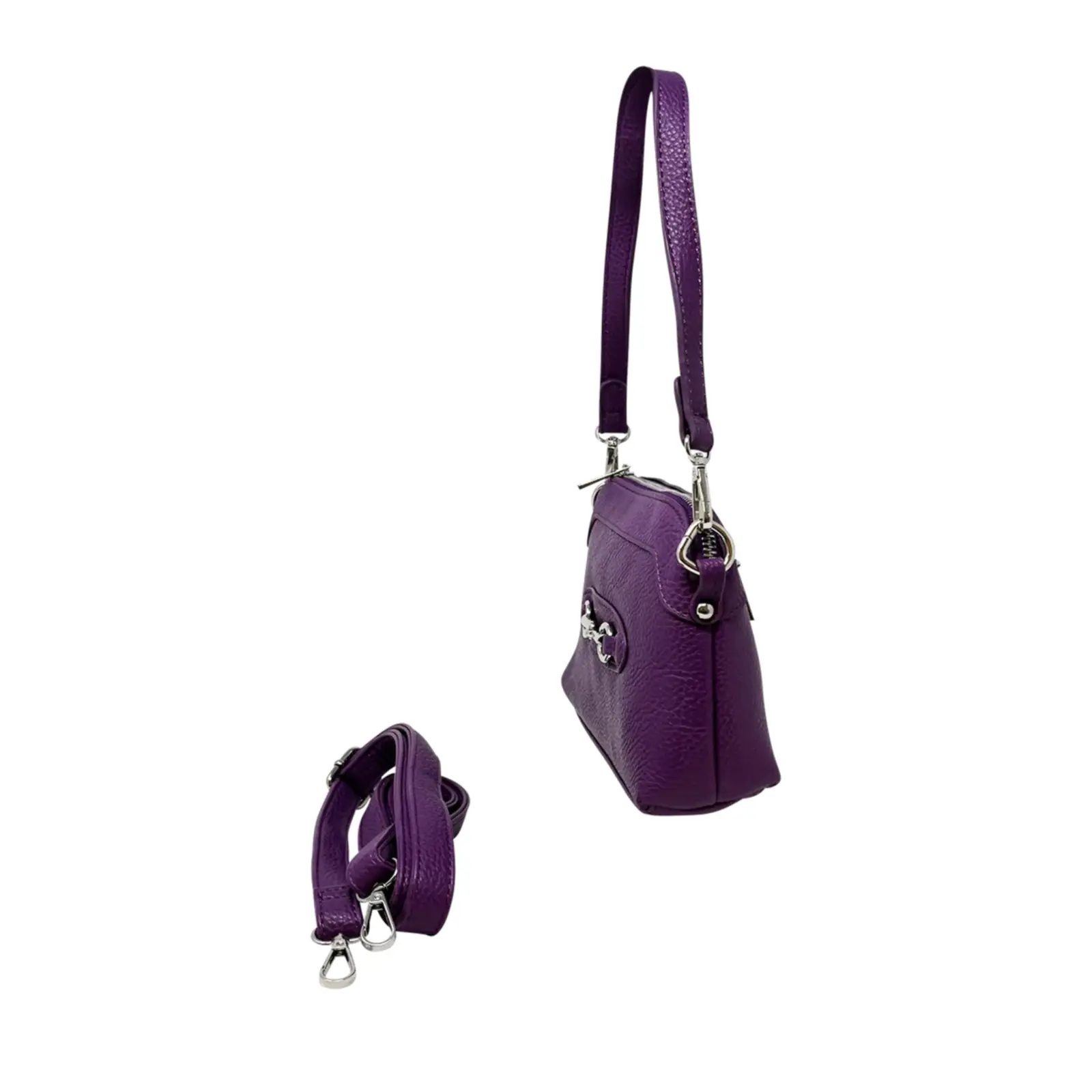 Small Bag with Linked Metal Parts & Double Straps - Image 18