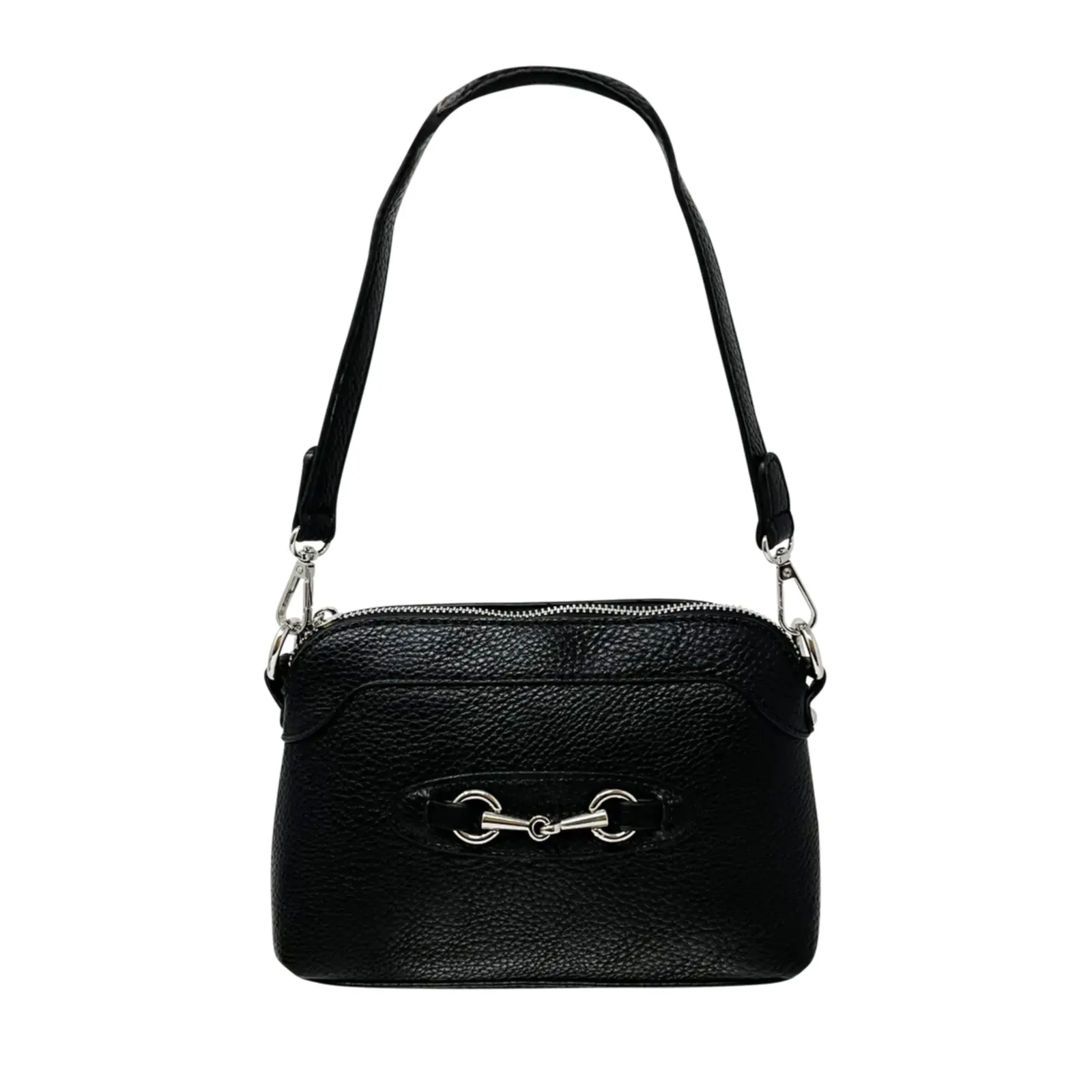 Small Bag with Linked Metal Parts & Double Straps - Image 3