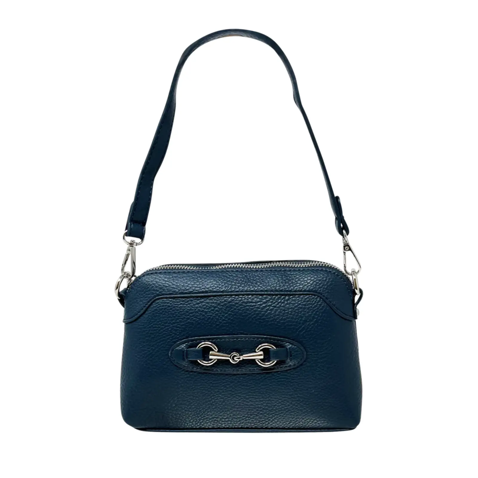 Small Bag with Linked Metal Parts & Double Straps - Image 7