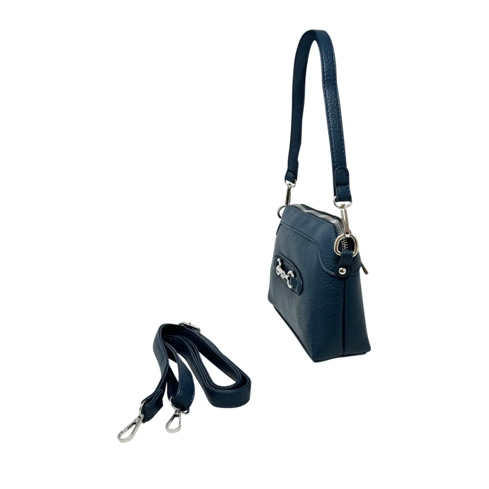 Small Bag with Linked Metal Parts & Double Straps - Image 8