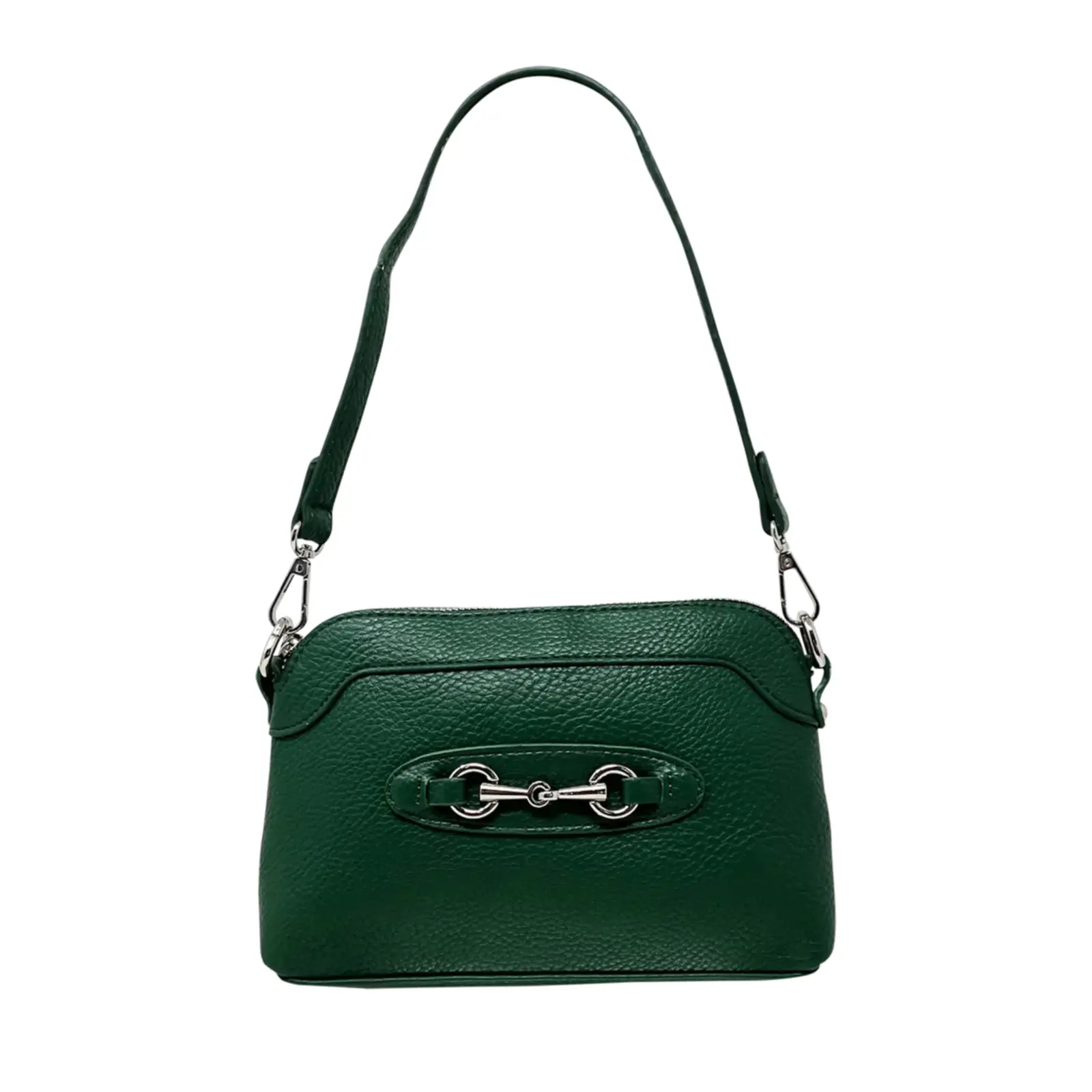 Small Bag with Linked Metal Parts & Double Straps - Image 9