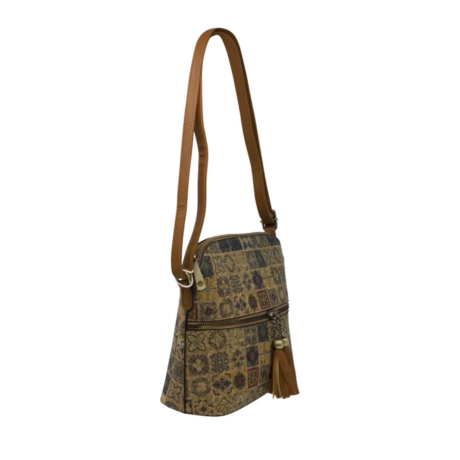 Patterned Cork Crossbody - Image 6