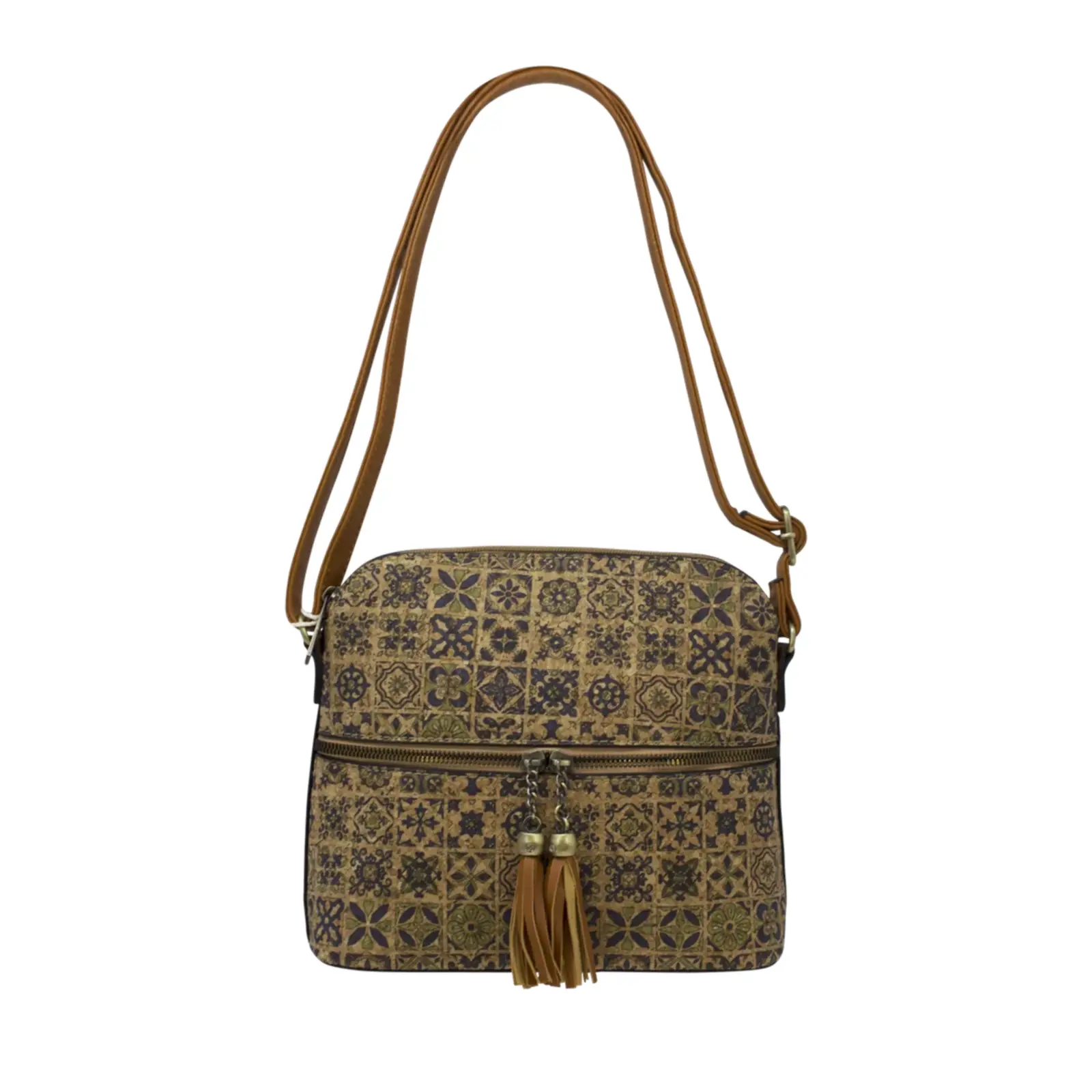 Patterned Cork Crossbody - Image 3