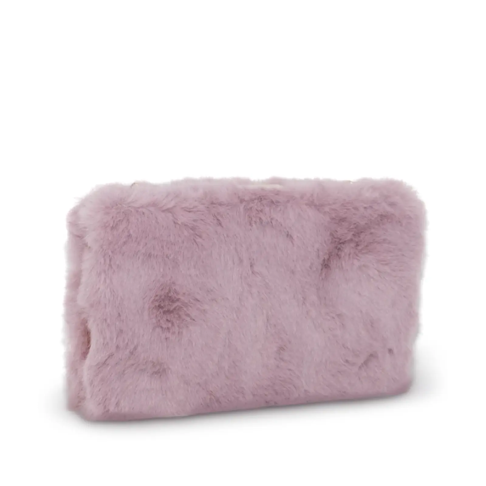 Solid Clip on Faux Fur Clutch - Image 10