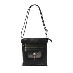 Multi-Zip Flap Crossbody