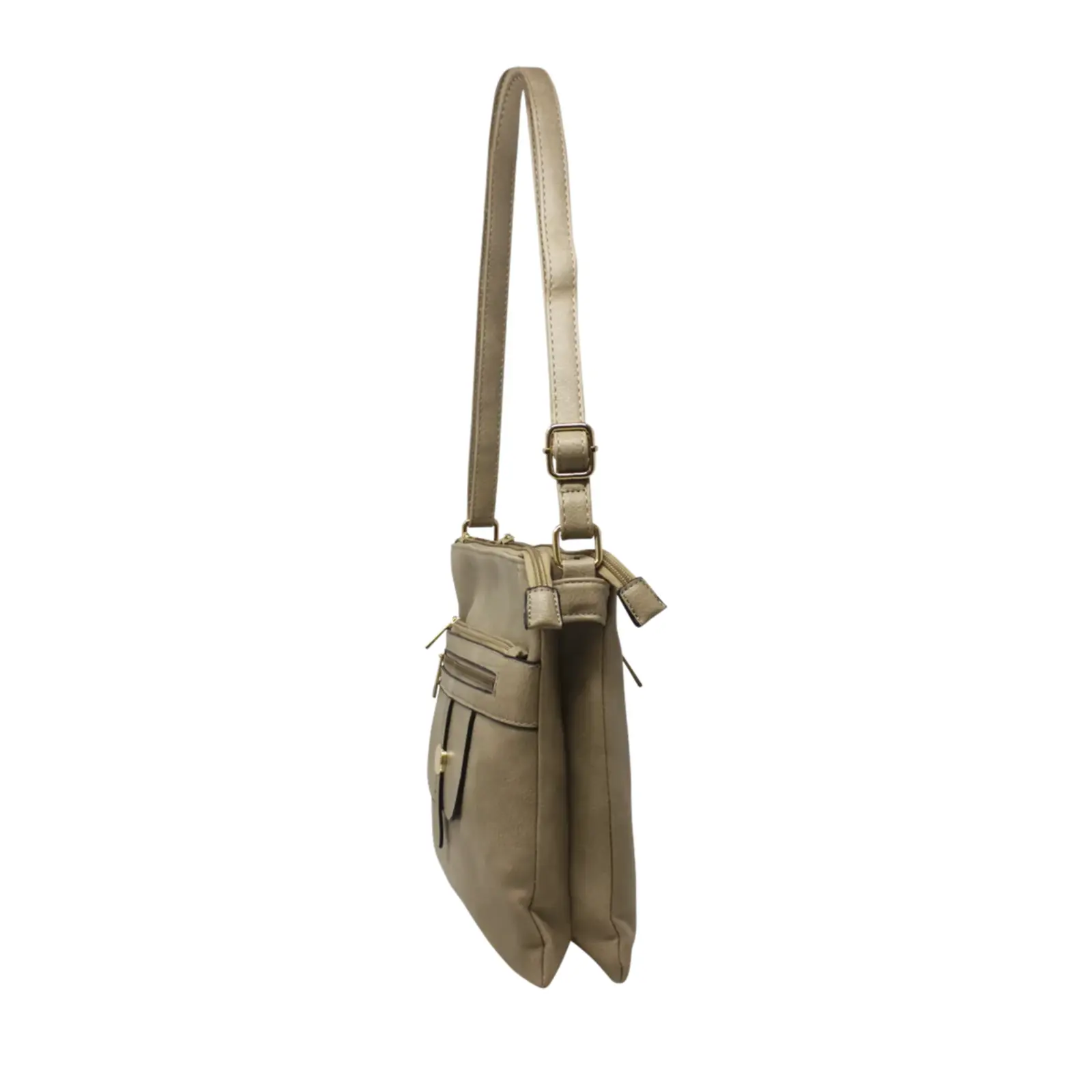 Multi-Zip Flap Crossbody - Image 12