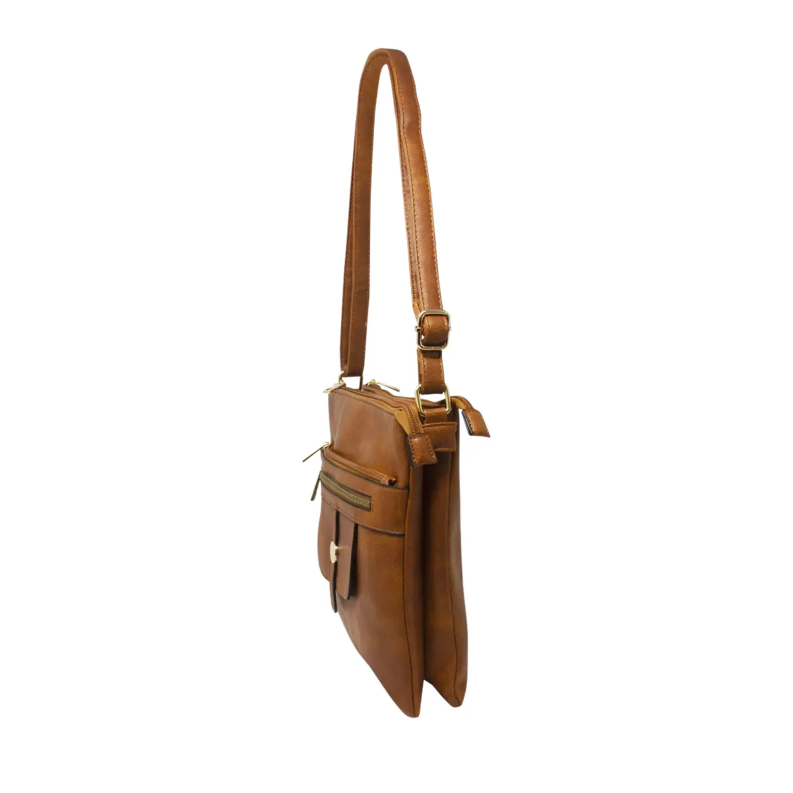 Multi-Zip Flap Crossbody - Image 6