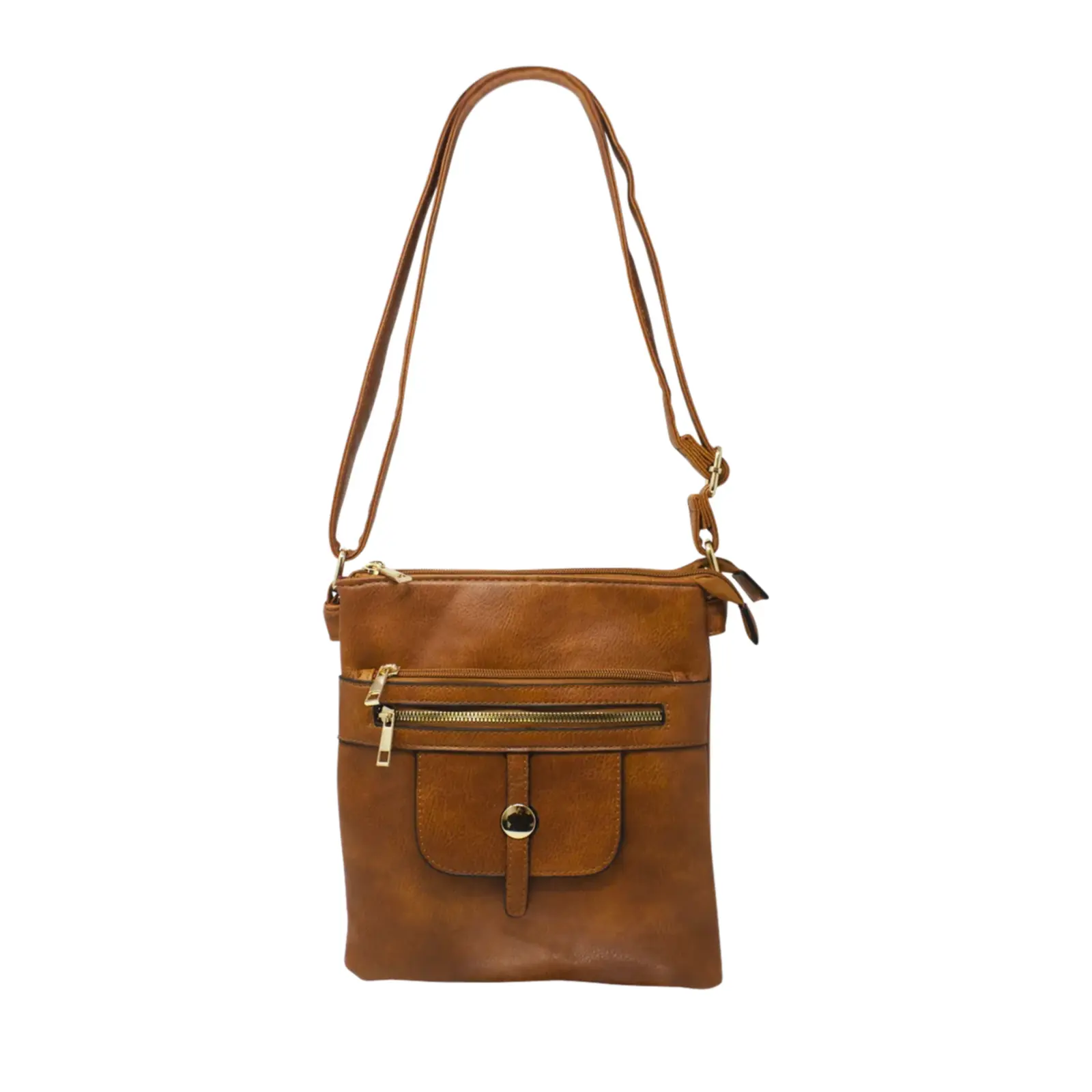 Multi-Zip Flap Crossbody - Image 5