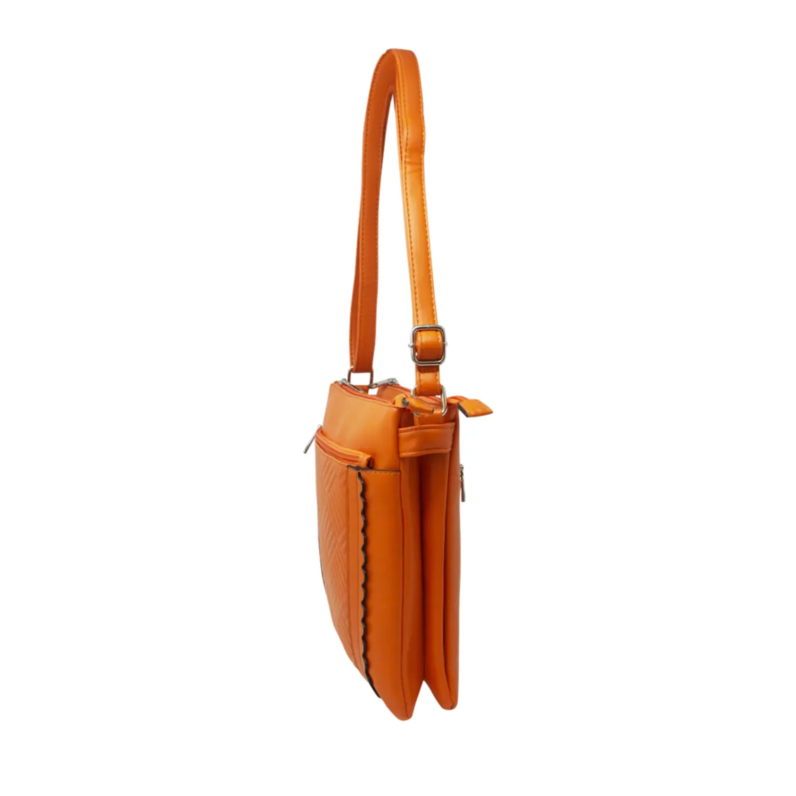 Crossbody Bag with Stitching Lines - Image 9
