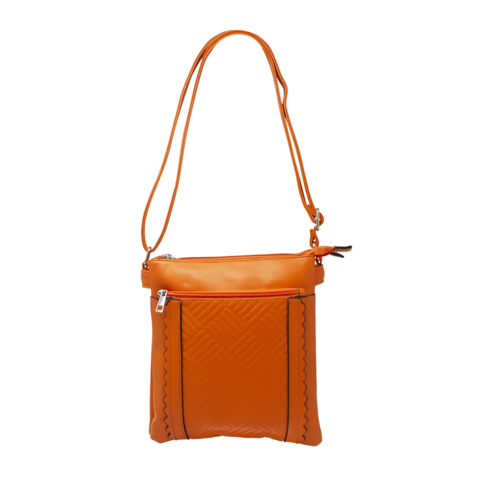 Crossbody Bag with Stitching Lines - Image 10