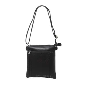 Crossbody Bag with Stitching Lines
