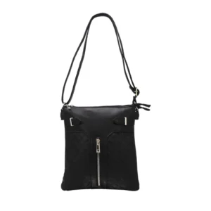 Alpini Quilted Crossbody Bag with 1 Vertical Zip