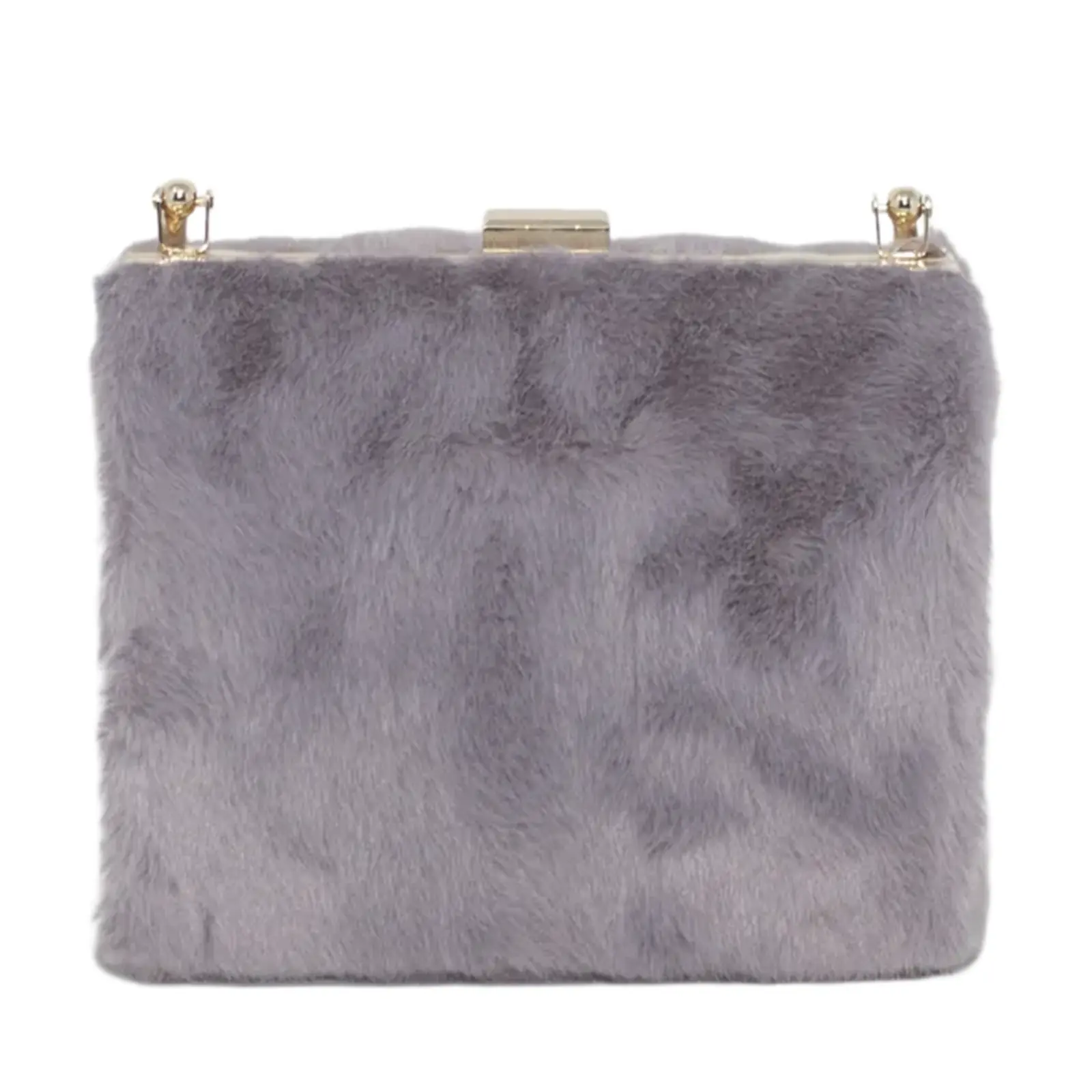 Mini Faux Fur Clutch - Image 3