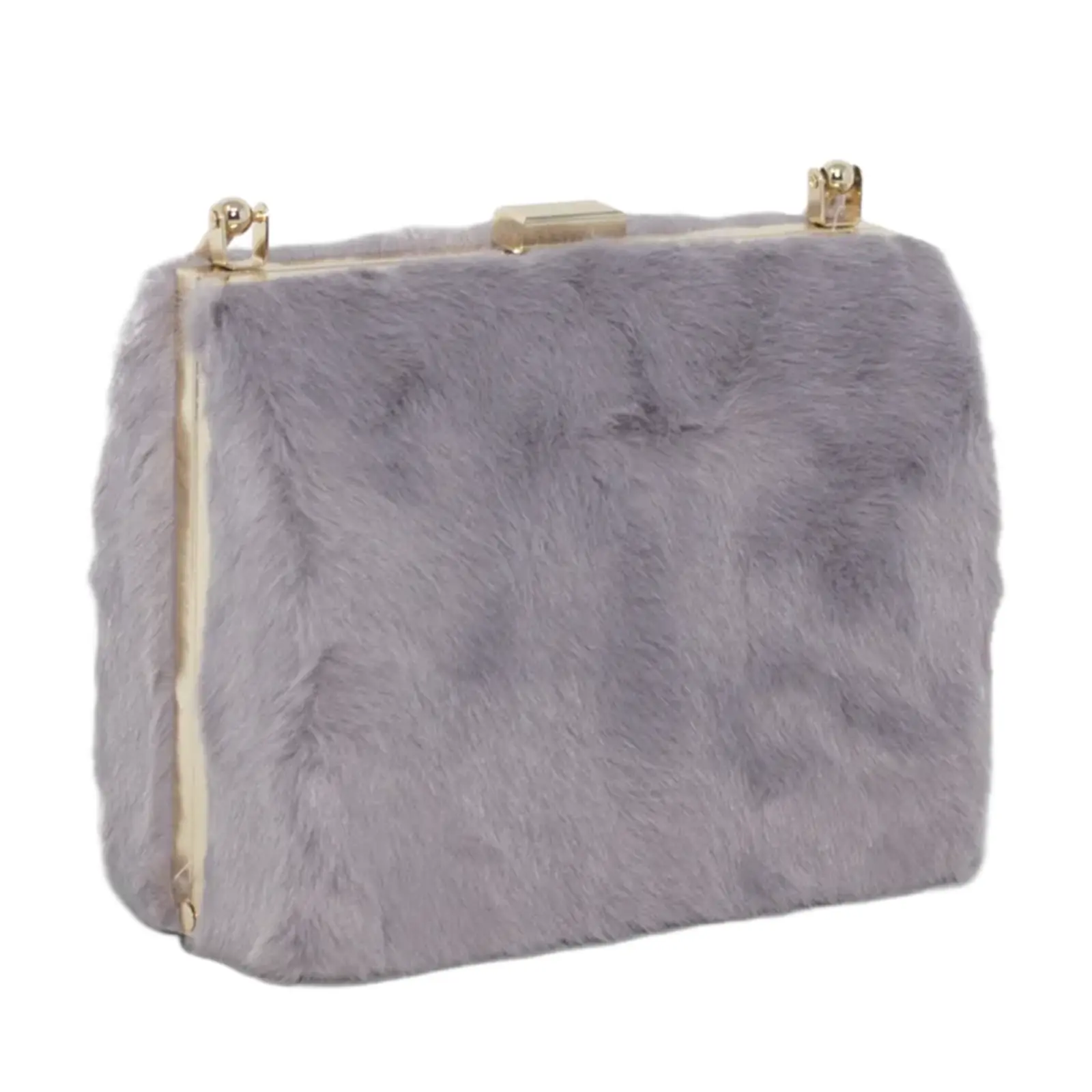 Mini Faux Fur Clutch - Image 4