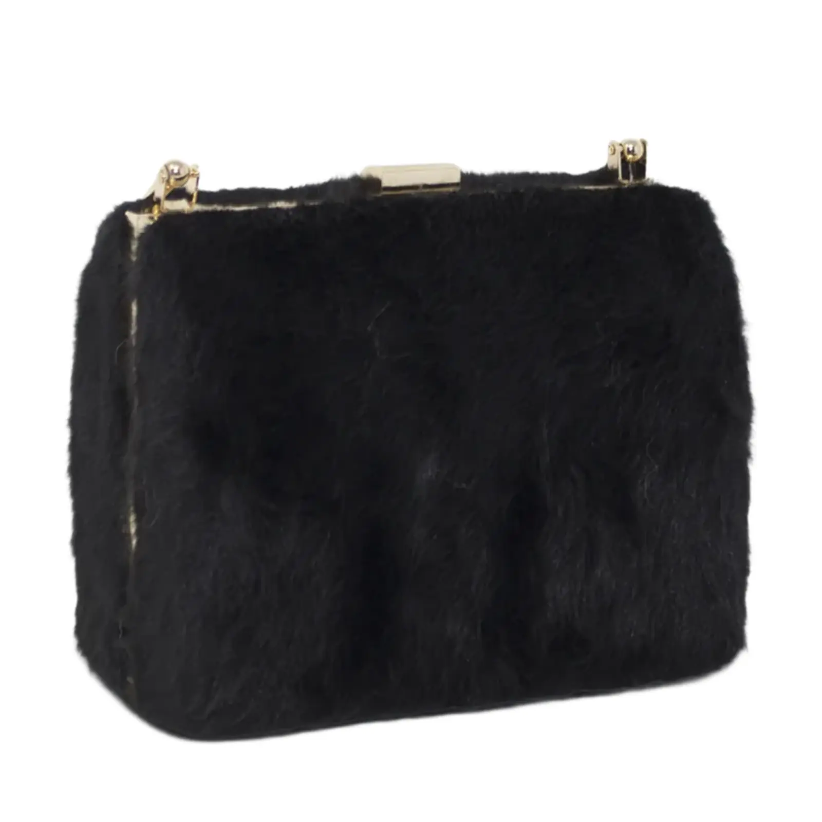 Mini Faux Fur Clutch - Image 2