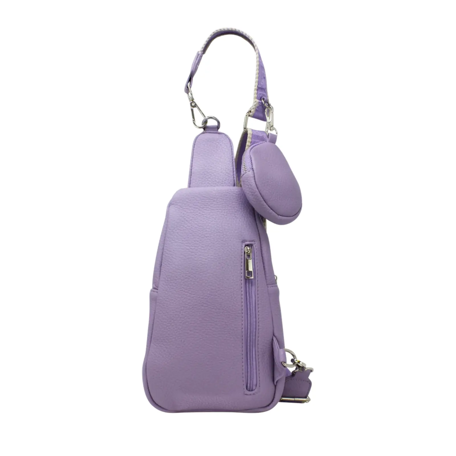 Chest Crossbody Bag with Double Pockets & Pouch - Image 7