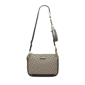 Repeat Pattern Crossbody with Coin Purse