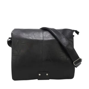 Unisex Pu Leather Messenger Bag