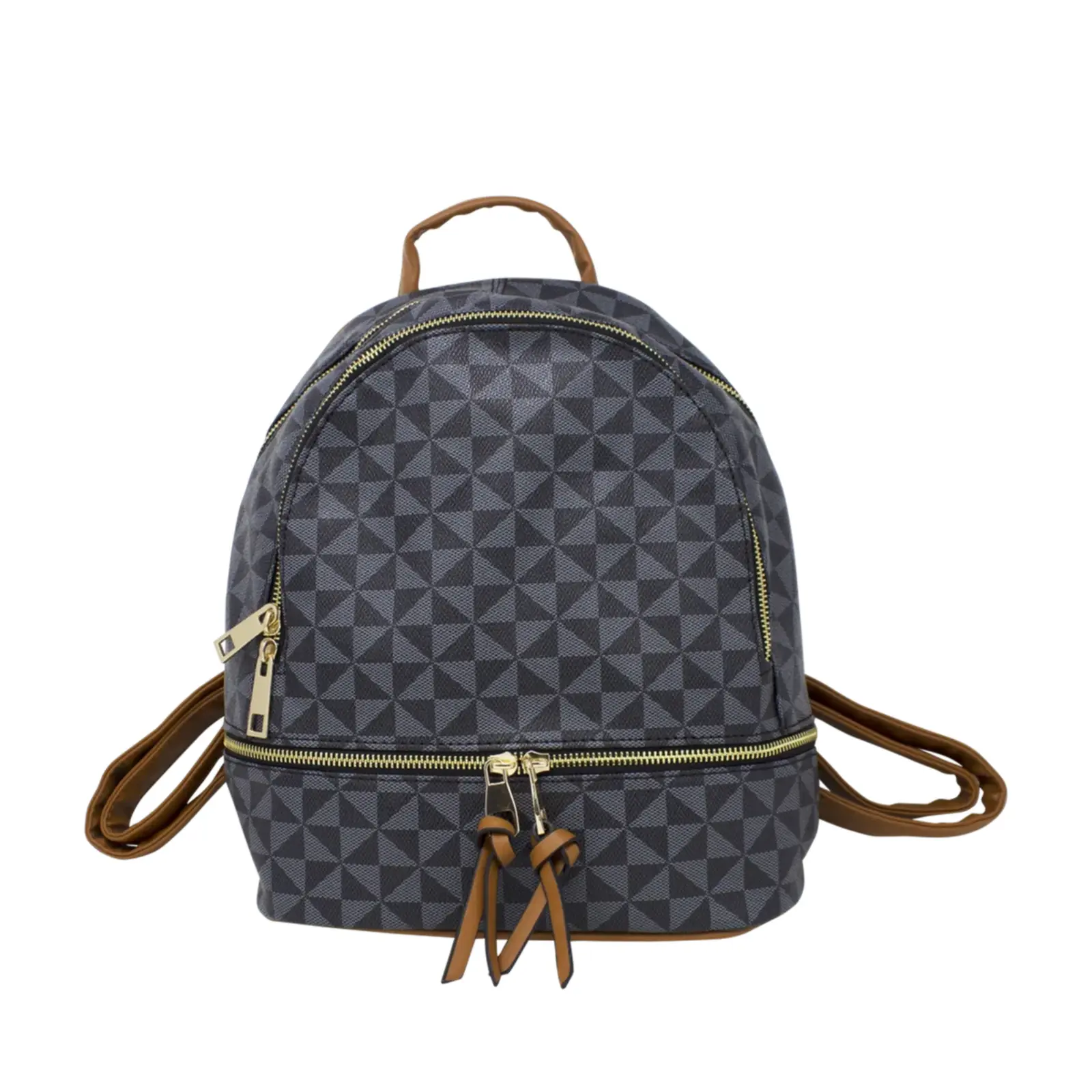 All Over Check Backpack