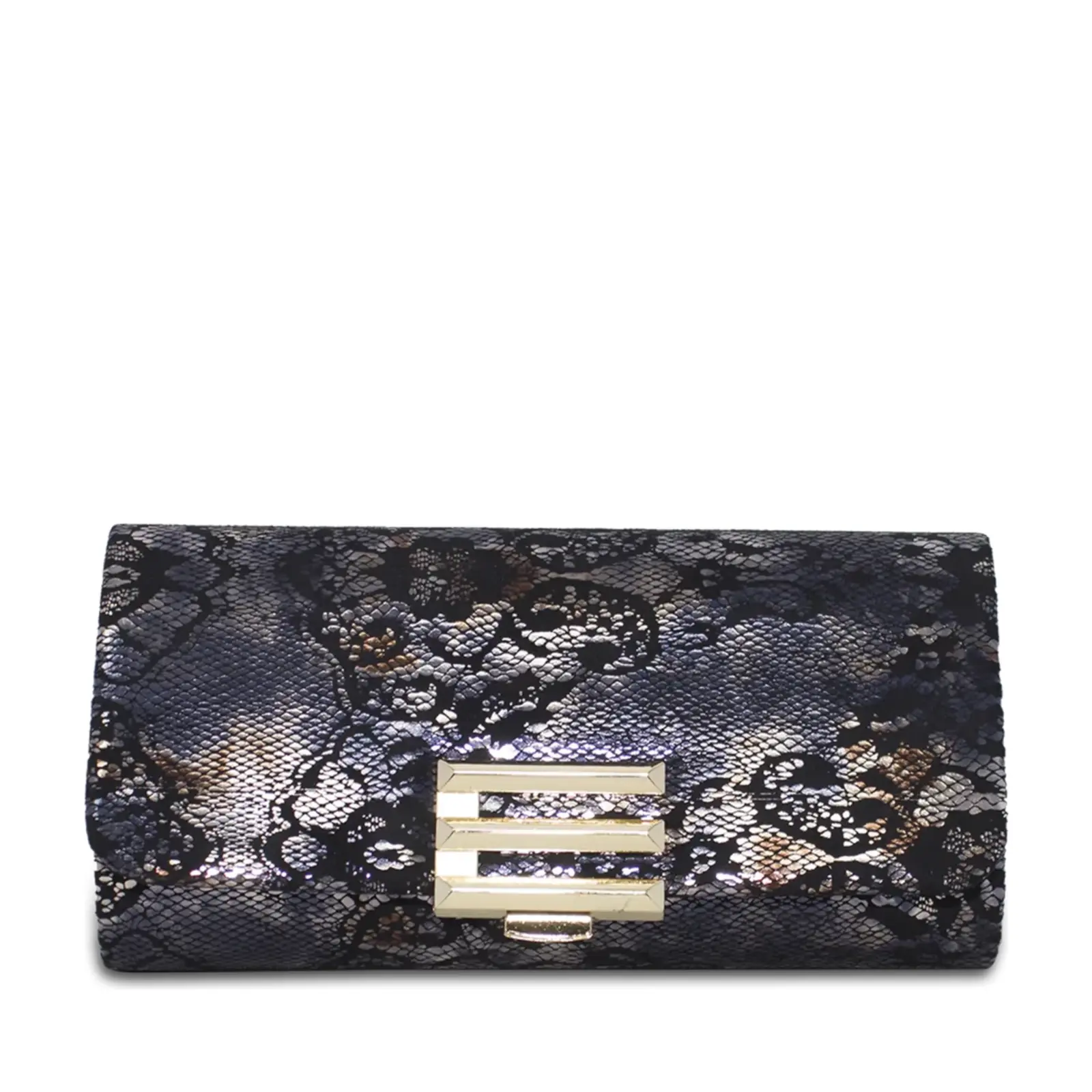 Lace Print Evening Bag