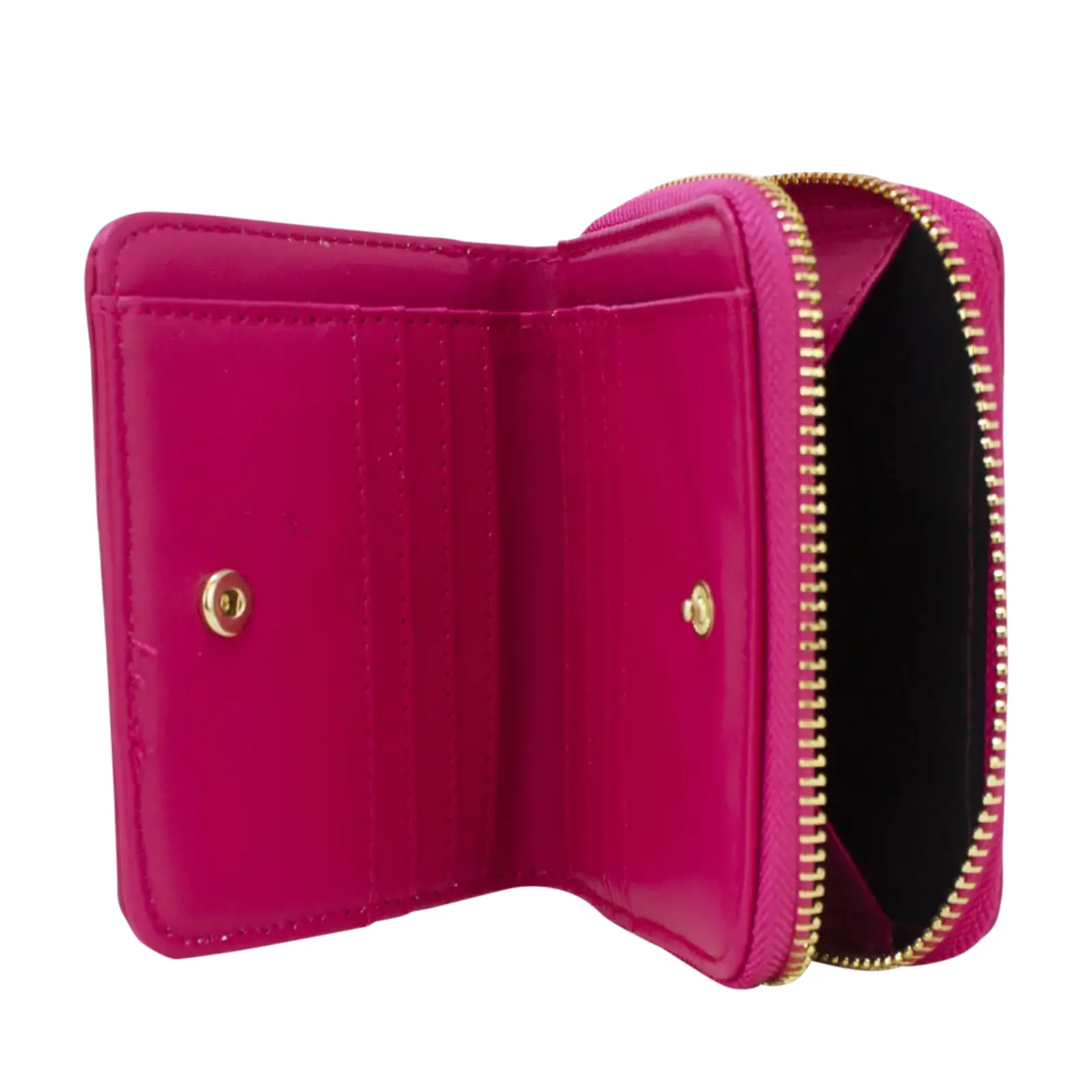 Small Zipped Purse with Waved Lines - Image 6