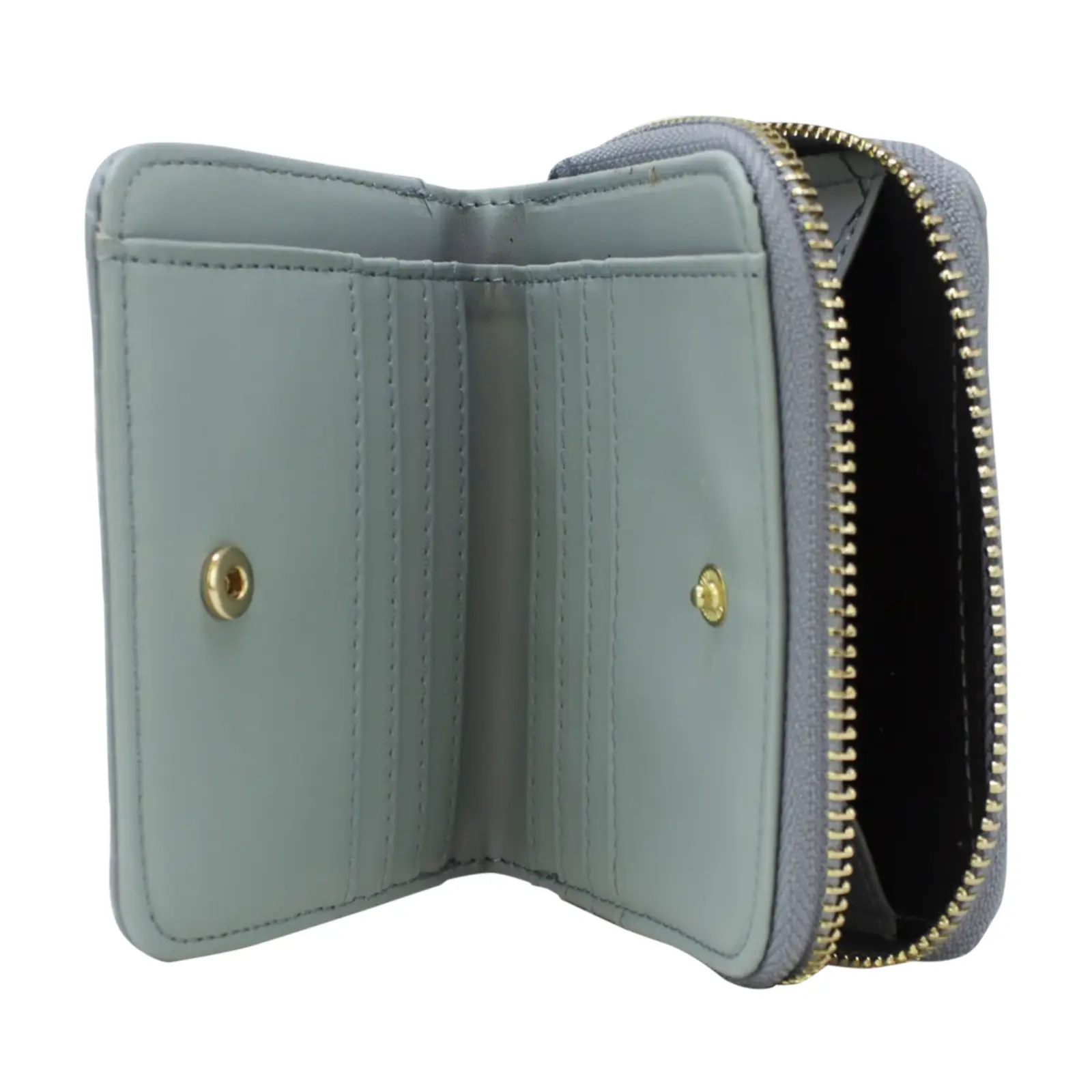 Small Zipped Purse with Waved Lines - Image 10