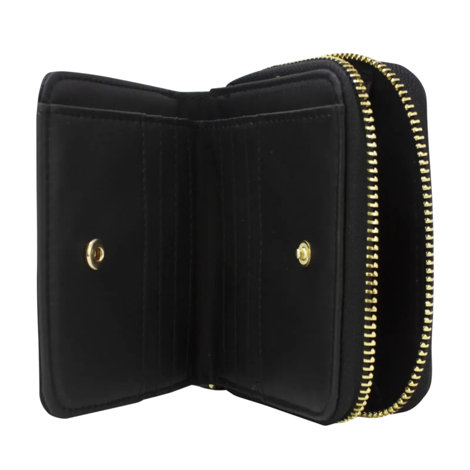 Small Zipped Purse with Waved Lines - Image 4