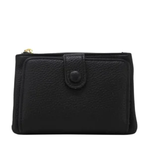 Medium Folded Purse with Button Strap