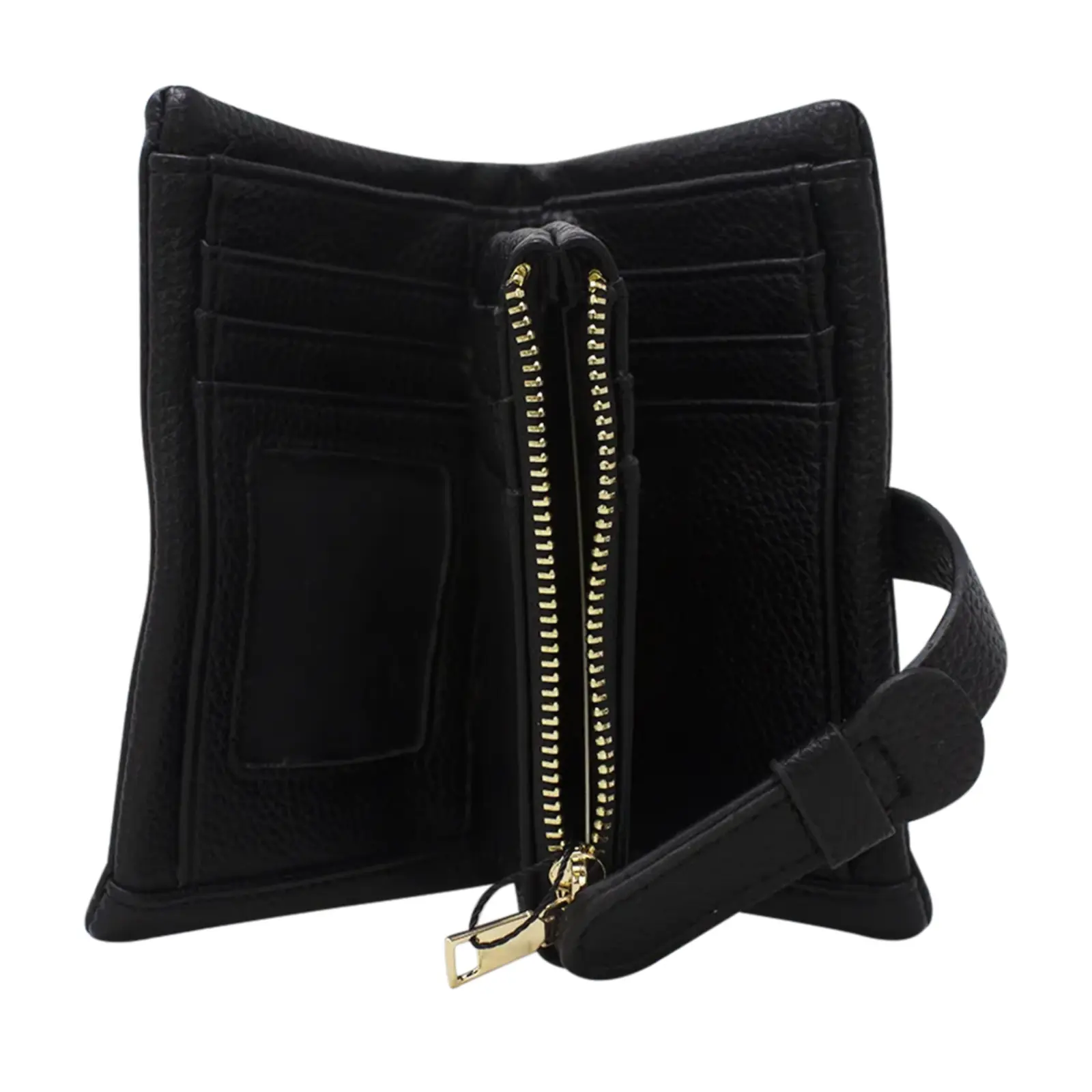 Short Folded Purse with Strap Buckle - Image 4