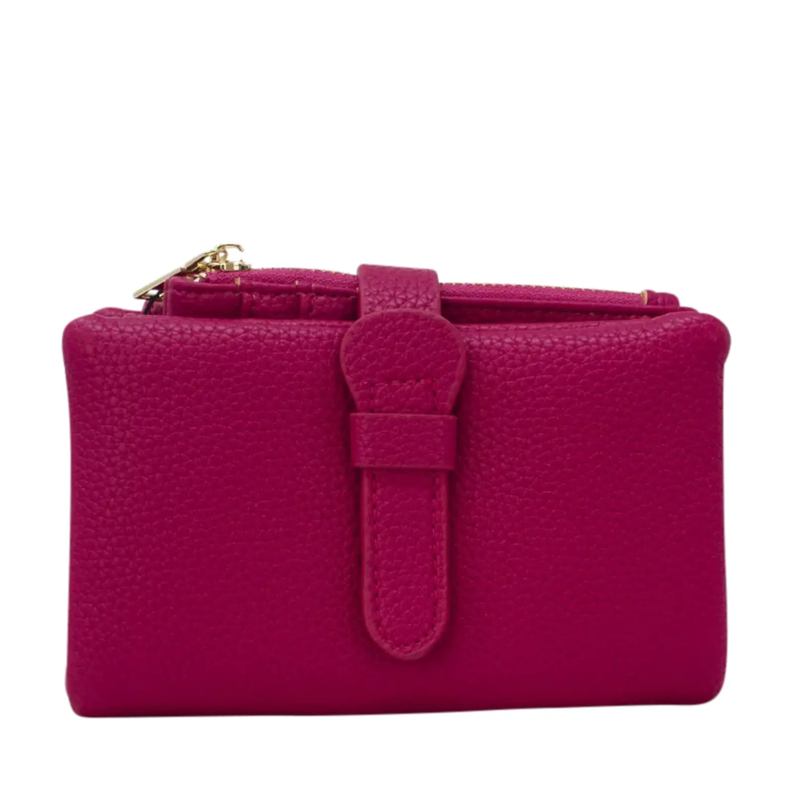 Short Folded Purse with Strap Buckle - Image 19