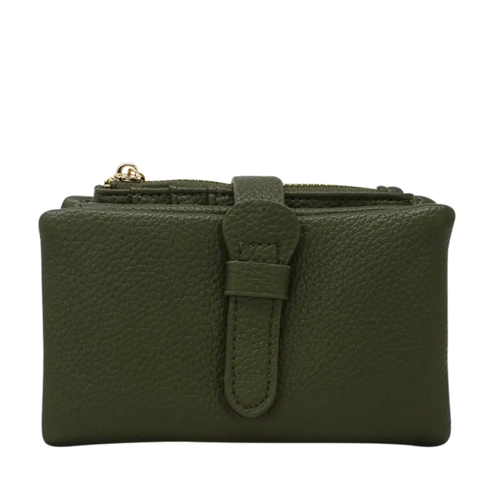 Short Folded Purse with Strap Buckle - Image 11