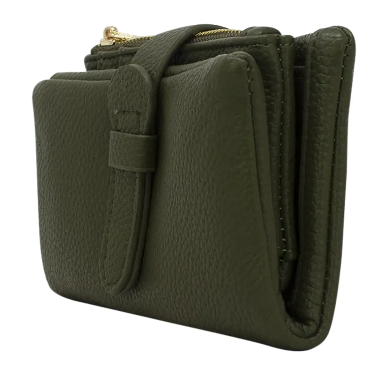 Short Folded Purse with Strap Buckle - Image 12