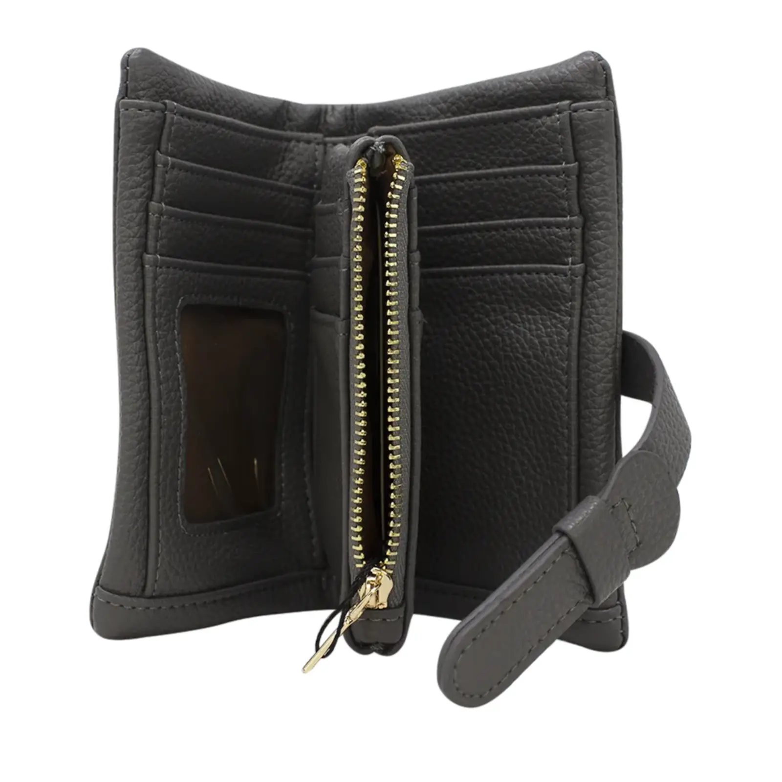Short Folded Purse with Strap Buckle - Image 14