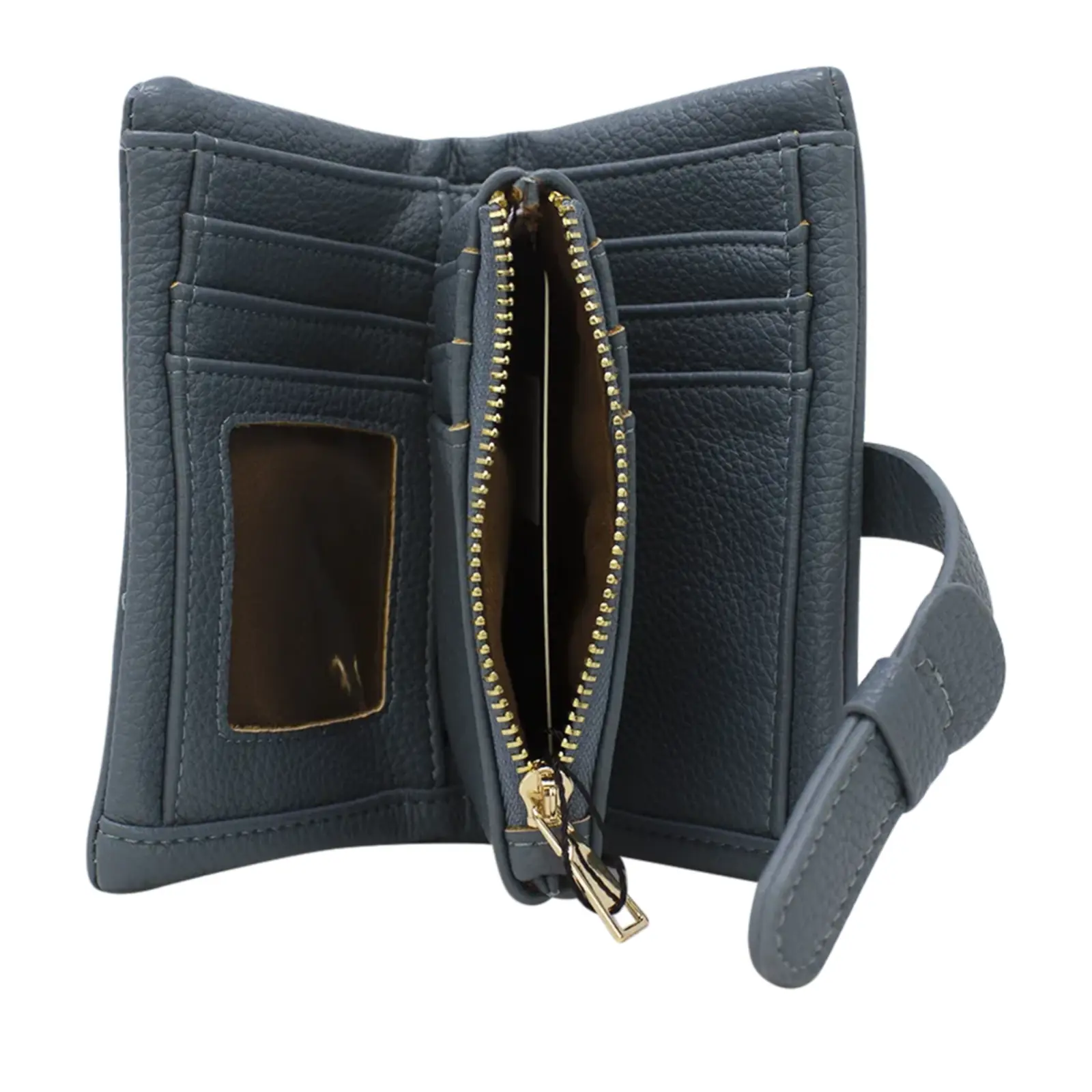 Short Folded Purse with Strap Buckle - Image 6