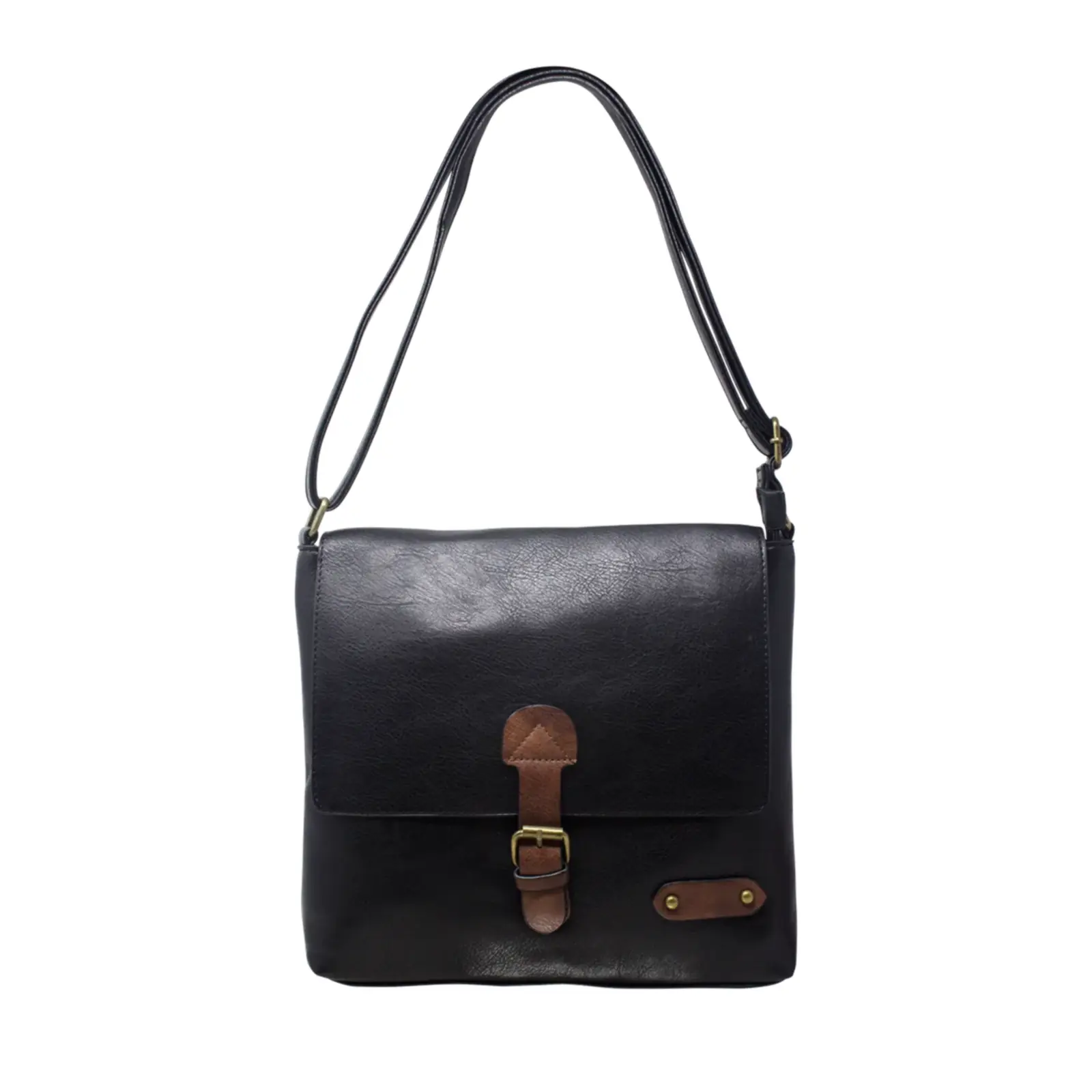 Unisex Flap Crossbody Bag