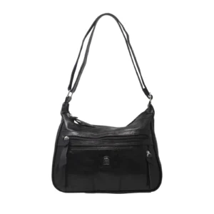 Multi-Zipped Crossbody Bag