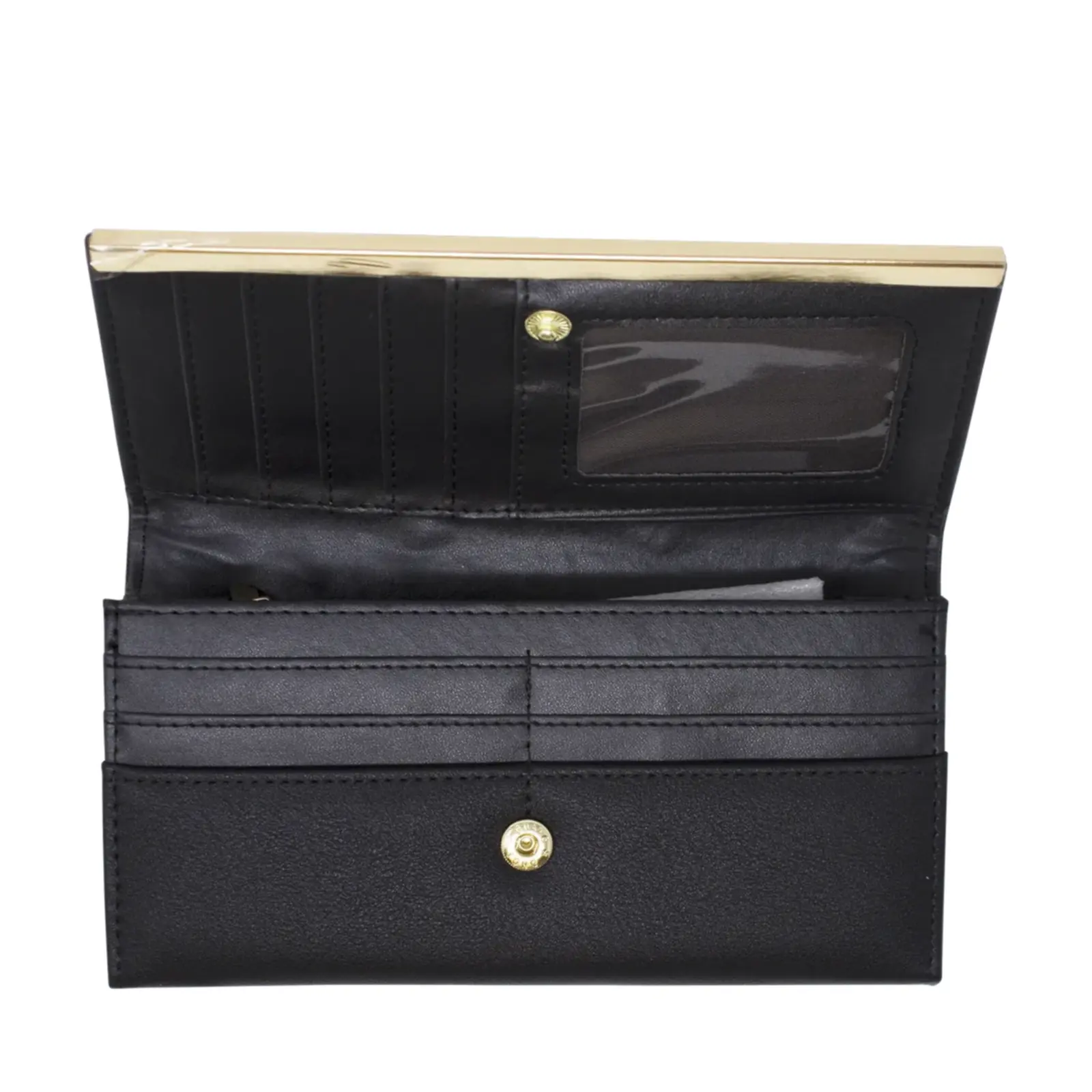 NEW Symmetrical Faux Leather Panels Purse - Image 4