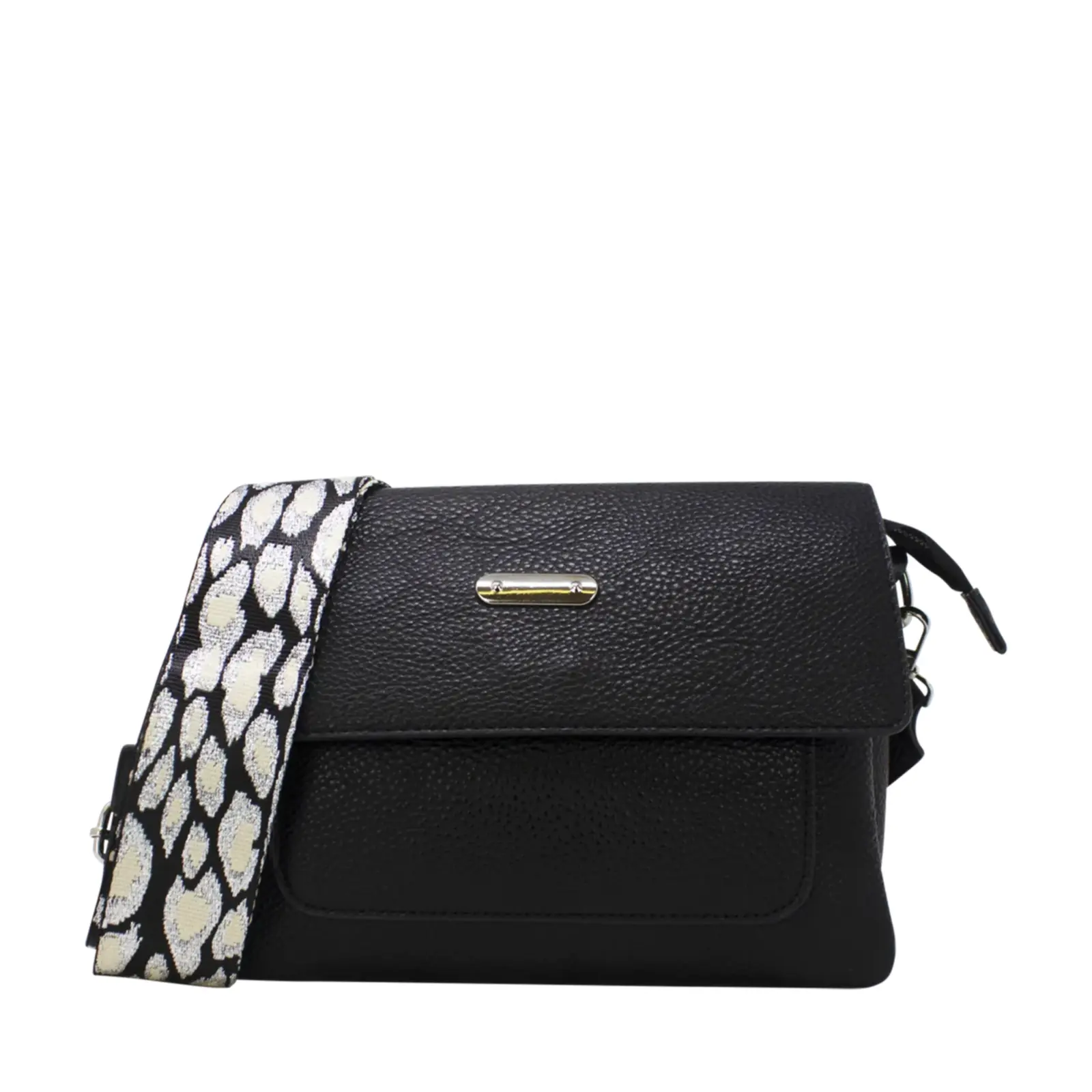 Flap-N-Snap Multi-compartments Crossbody