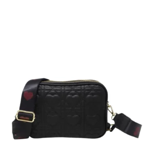 Hearts Patterns Crossbody Camera Bag